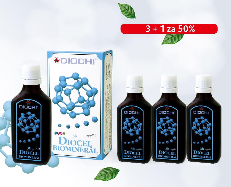 AKCE: Diocel Biominerál 3+1 za 50%