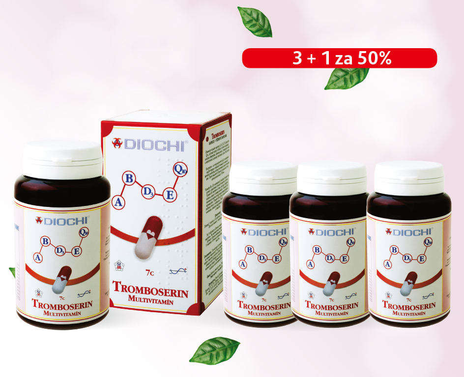 AKCE: Tromboserin 3+1 za 50%