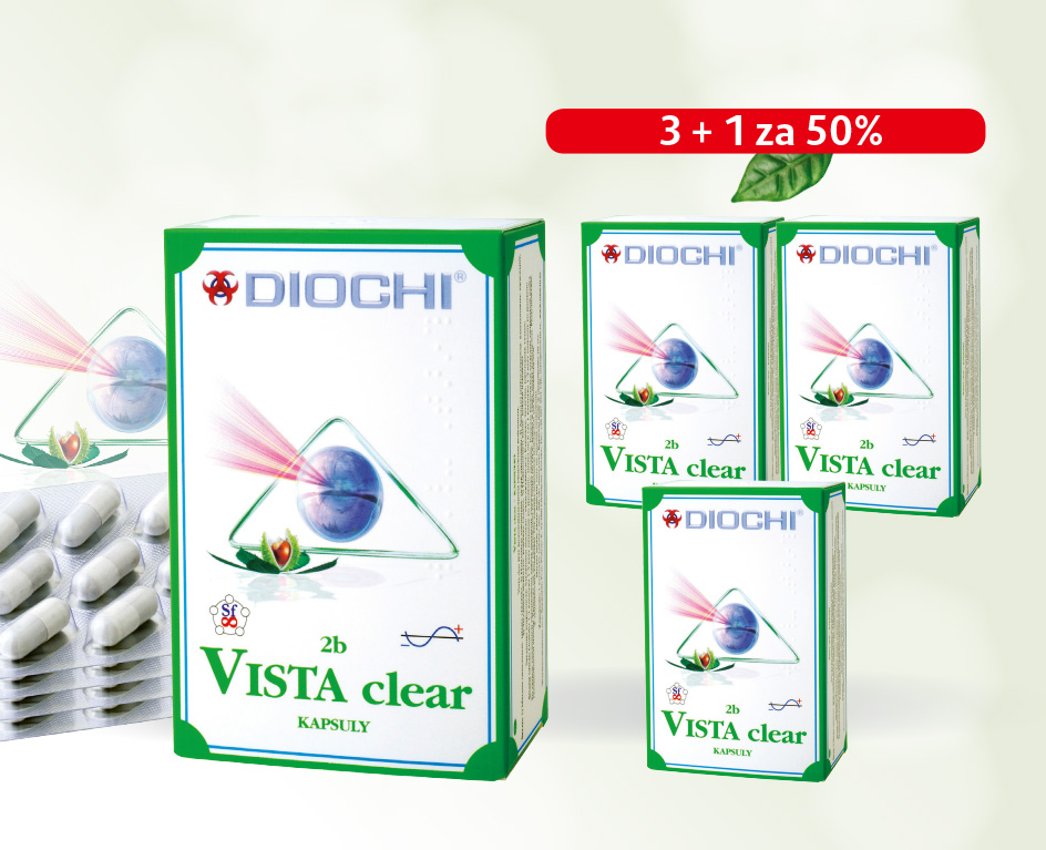AKCE: Vista Clear 3+1 za 50%