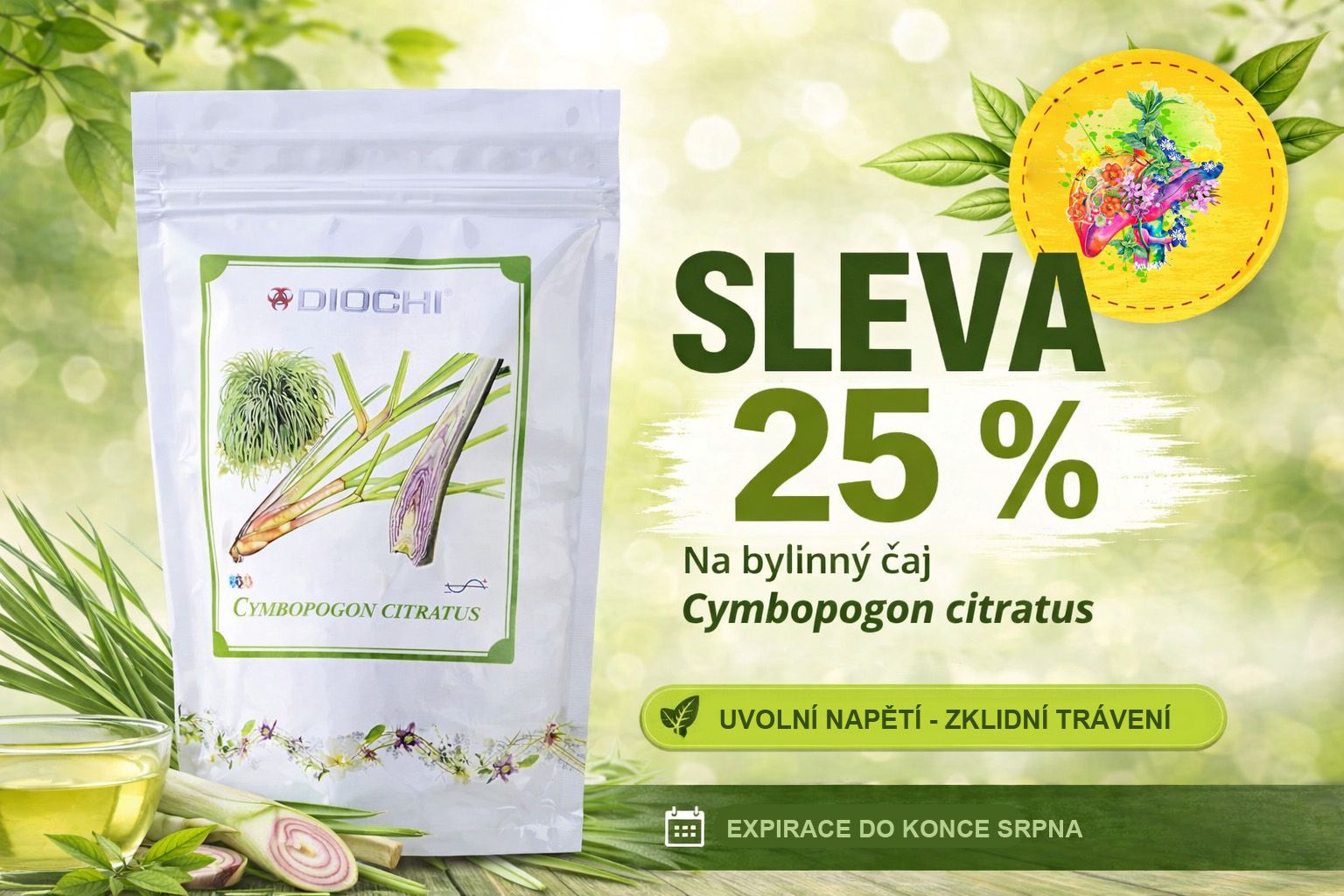 ! BLESKOVKA: Cymbopogon citratus 25% sleva