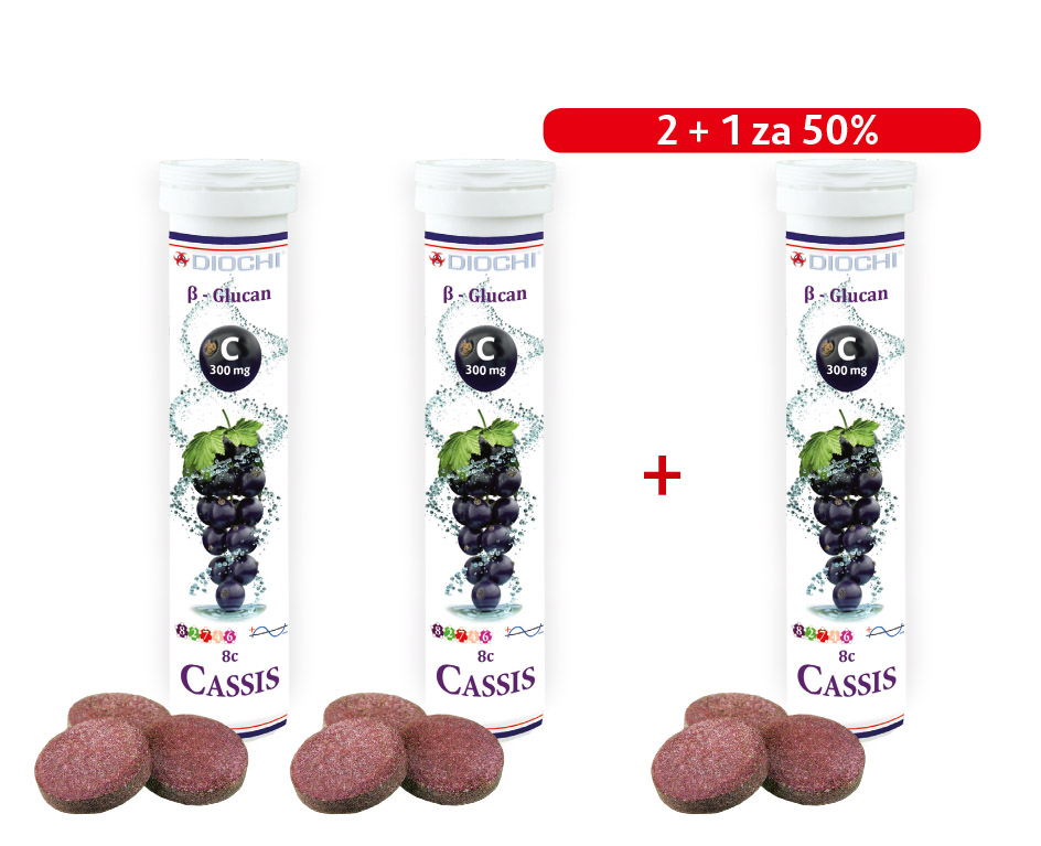 AKCE: Vitamín Cassis 2+1 za 50%