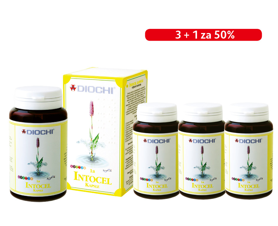 AKCE: Intocel kapsle 3+1 za 50%