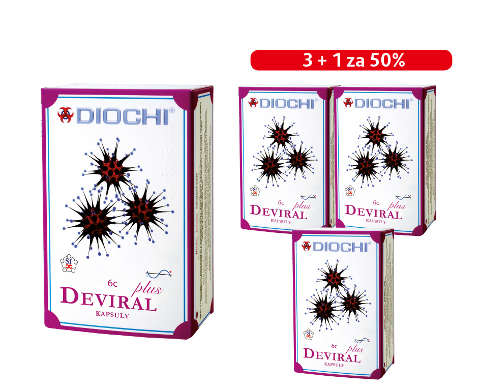 AKCE: Deviral Plus 3+1 za 50%